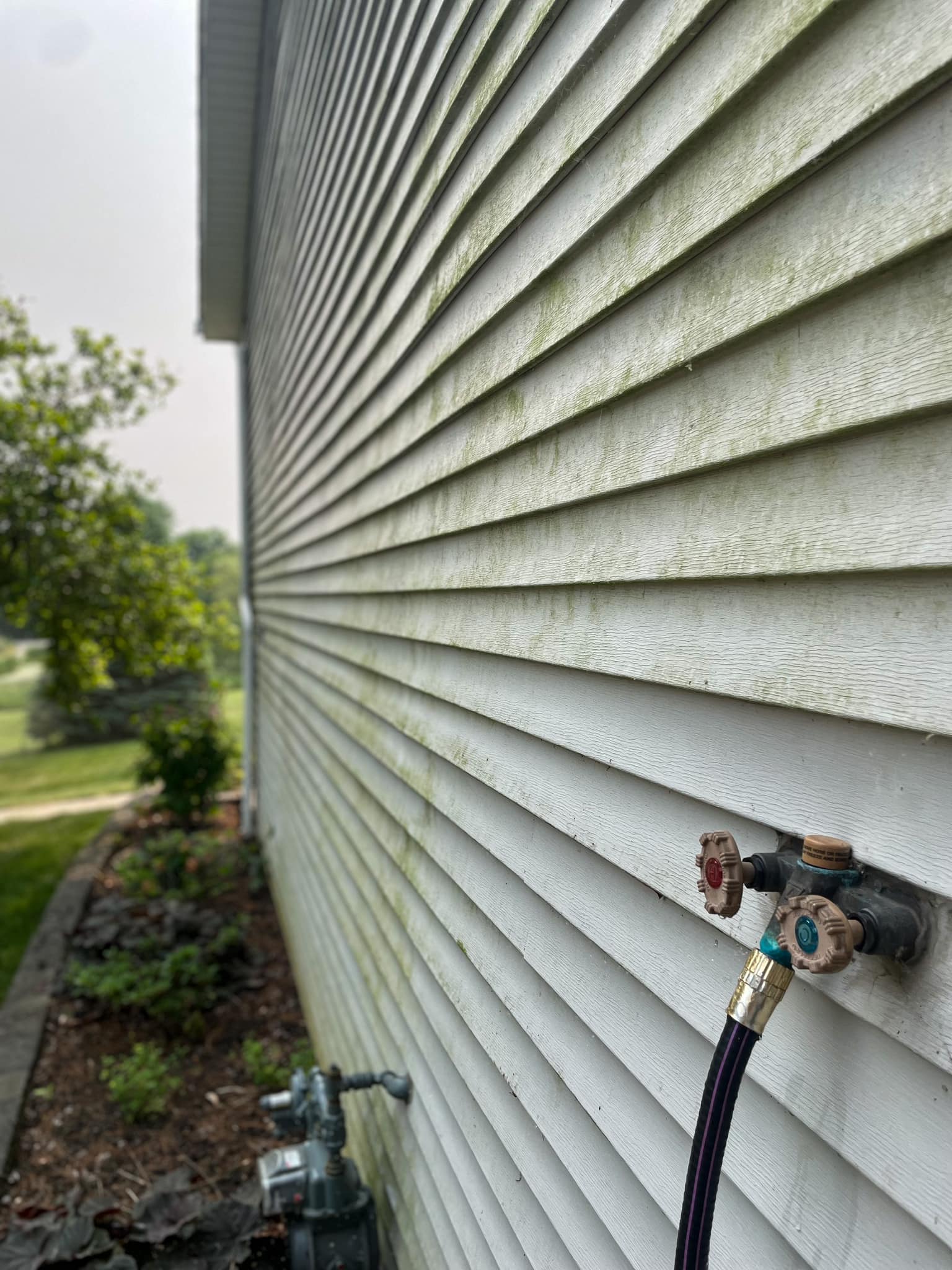 Pressure washing job completed in Champaign County, IL
